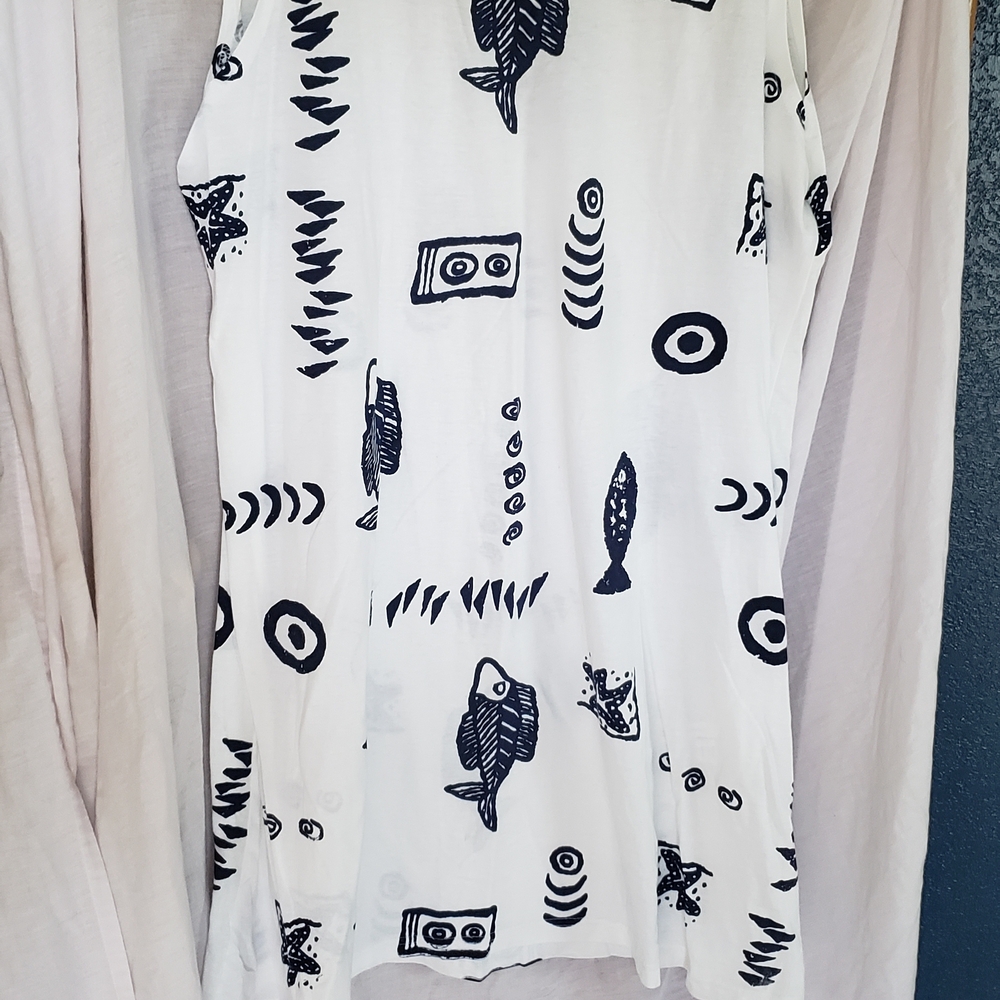 Exist Black and White Midi Dress
